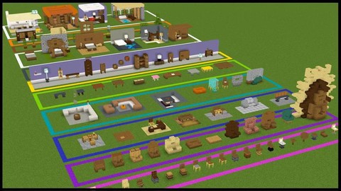 我的世界桌椅怎么做